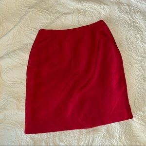 Red skirt